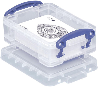 Really useful box visitekaarthouder 0 | 2 liter | transparant
