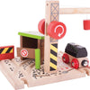 Bigjigs houten treinrails - kolenmijn