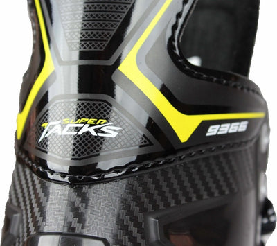 Ccm – supertacks 9366 – ijshockeyschaatsen – schaatsen heren – volwassenen – zwart – verstevigde support rvs speedblade – regular fit – maat eu 44.5