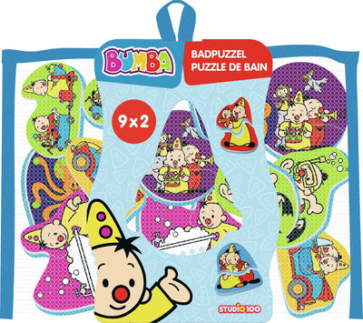 Bumba badpuzzel - 9 badpuzzels uit 2 delen - kleeft op de badrand