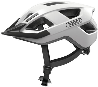 Abus fietshelm aduro 3.0 led polar white m - 52-58 cm - wit - geschikt voor gebruik op elektrische fietsen - stadsfietsen - 315 g