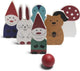 Bs toys kabouter bowling kegelspel - actiespel - hout - kinder speelgoed 3 jaar - 7 delig