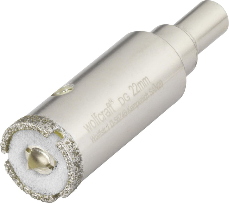 Wolfcraft - diamantboor 22mm - tegelboor 22 mm - diamant gatenzaag - 5922000