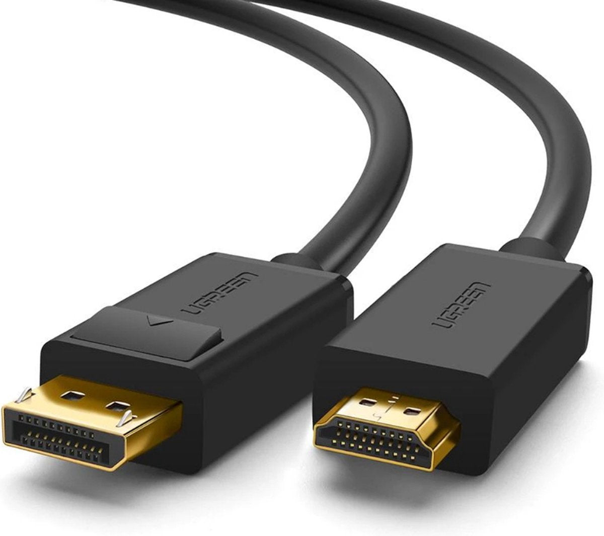 Ugreen displayport naar hdmi kabel - 4k 30hz - 1.5m - zwart - 32 awg