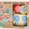 Playgo tafelblad kookfornuis met accessoires speelset - 13dlg.