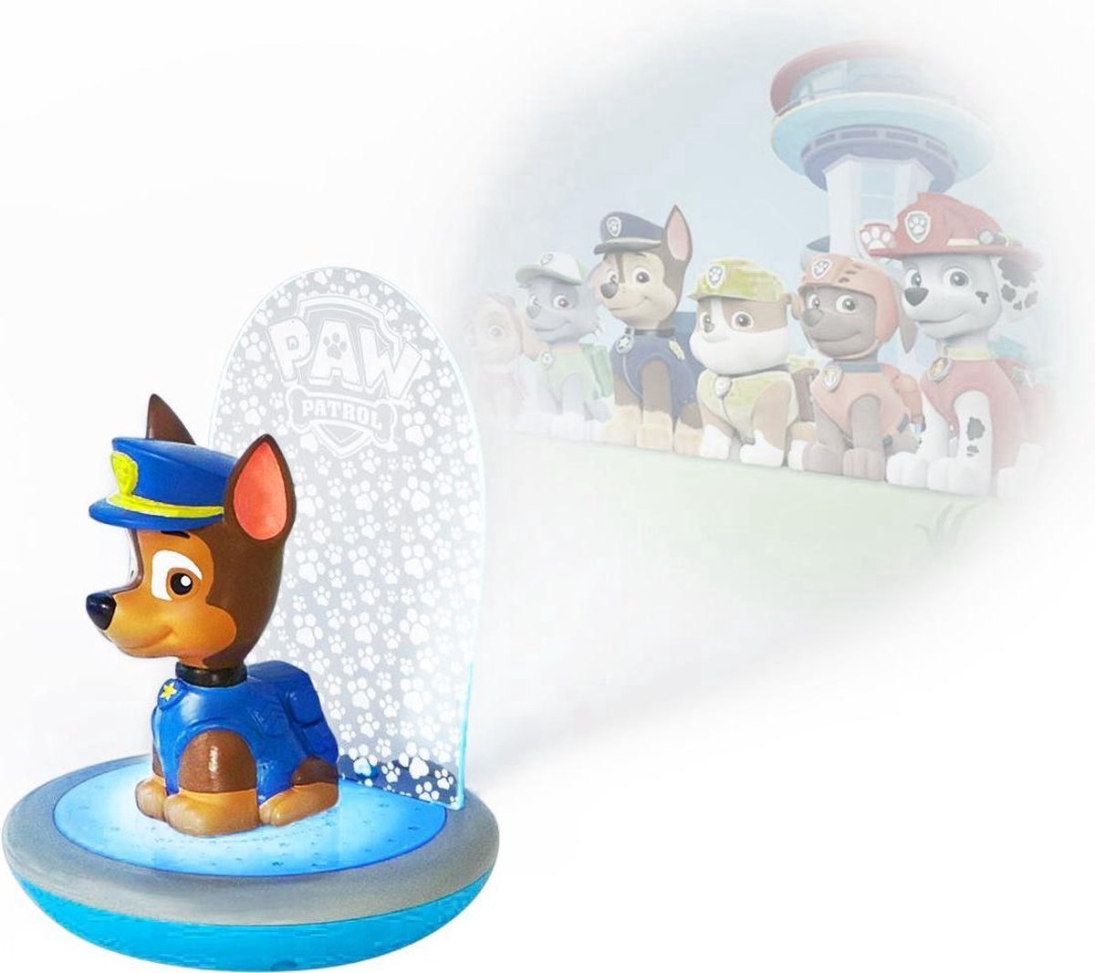 Paw patrol nachtlamp chase 11x10x13 cm worl268009