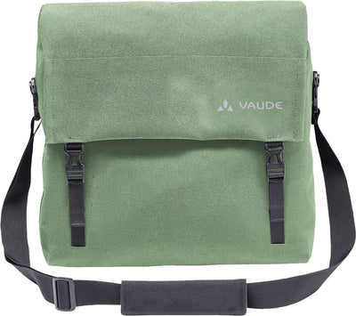 Vaude fietstas schoudertas met laptopvak augsburg iv bike bag willow green kaki