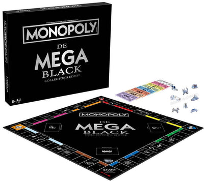 Asmodee monopoly mega black collector's editie bordspel nederland.