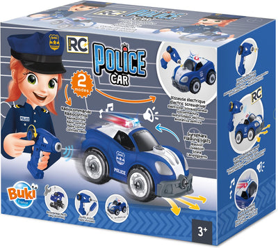 Buki france buki - rc politiewagen - rc voertuig junior - politiewagen op afstandsbediening