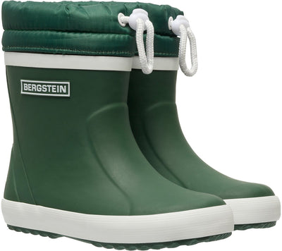 Bergstein classic thermo – gevoerde regenlaarzen kinderen – winterlaarzen – jongens meisjes – dark green