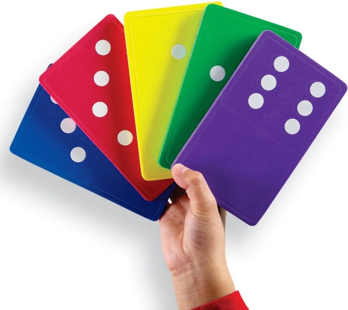 Learning resources jumbo zachte foam domino stenen (28 st.) - 3+