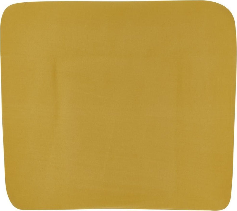 Meyco baby uni aankleedkussenhoes - honey gold - 85x75cm