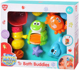 Playgo badspeelgoed zeedieren set voor baby's - kleurrijke badvriendjes. - afbeelding 1