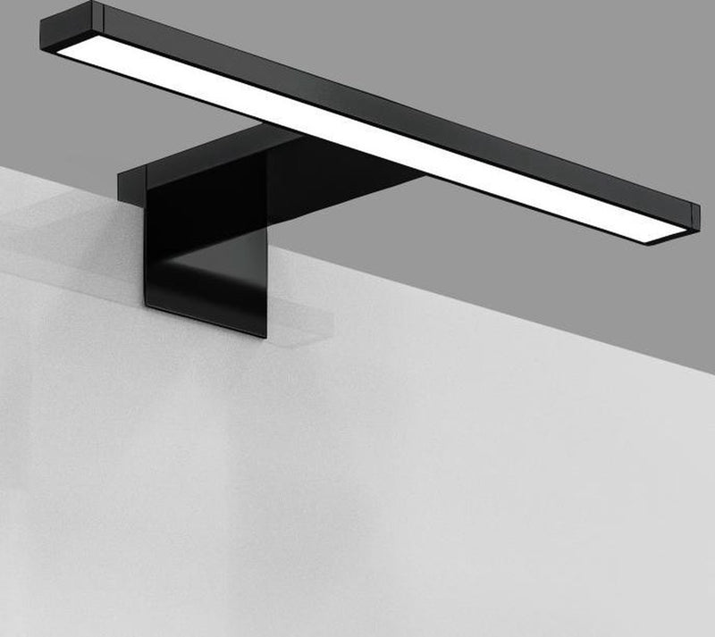B.k.licht - led spiegellamp - zwart - badkamerlamp - spiegelverlichting - l:30cm - ip44 - 4.000k - 780 lumen - 5w led