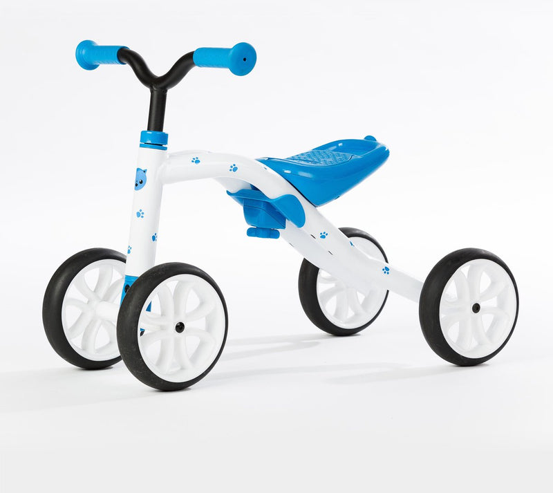 Chillafish quadie, kindervoertuig loopfiets, 4 wieler, blauw