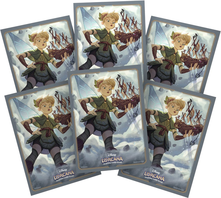 Disney lorcana - reign of jafar - card sleeve - set 8 - tinker bell - en.