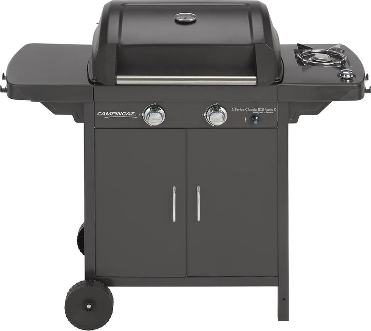 Campingaz 2 series classic exs vario gasbarbecue – compacte bbq – 2,100 cm² kookoppervlak - antraciet