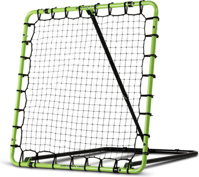 Exit toys exit tempo multisport rebounder 120x120cm - tchoukbal - voetbal rebounder - trainingsmateriaal - buiten - groen zwart
