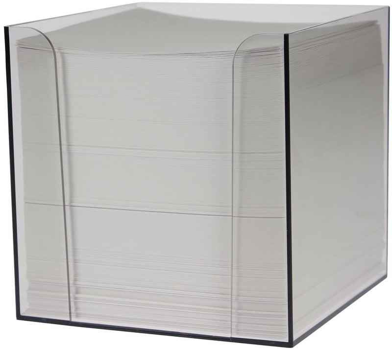 Merkloos sans marque memokubus 9,5x9,5x9,5cm wit