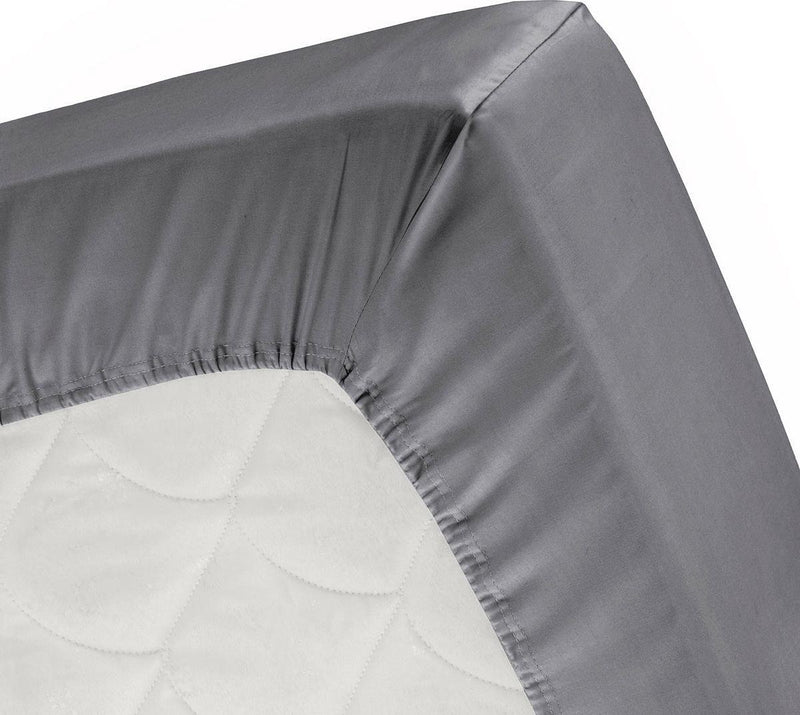 Cinderella - topper hoeslaken - tot 15 cm matrashoogte - 160x200 210 cm - antraciet
