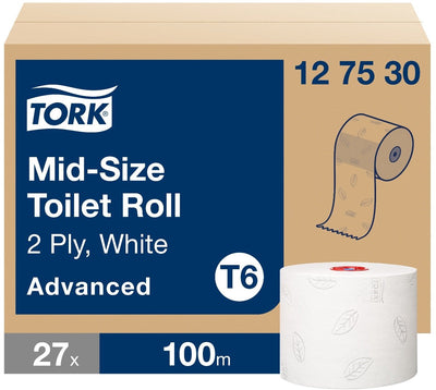 Tork mid-size toiletpapier 2-laags (27 stuks)