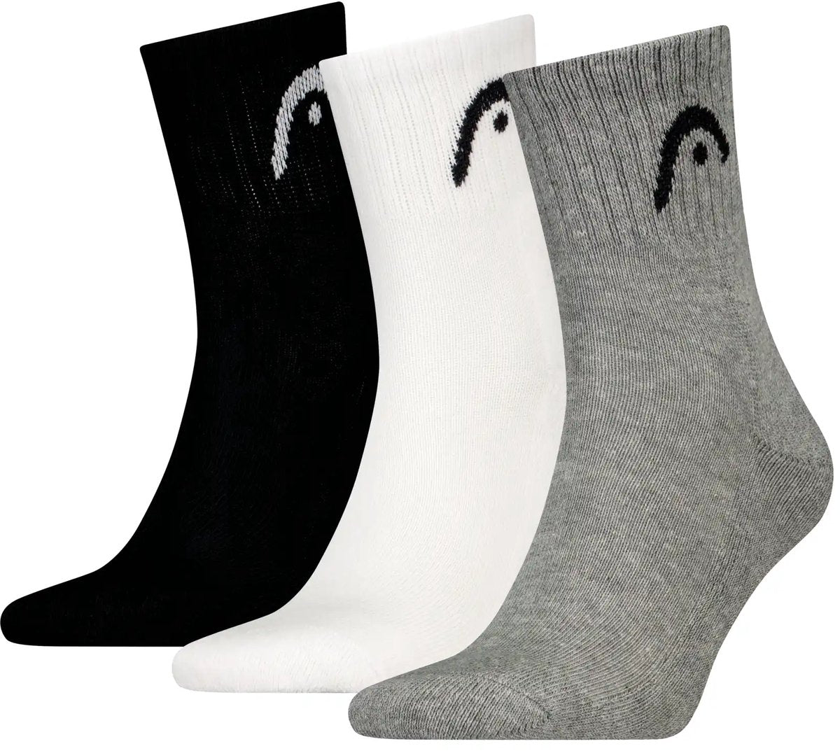 Head - unisex - alle sporten sportsokken - training - 3 pack - maat 43-46