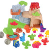 Playgo dino's met vulkaan speelset - 20dlg.