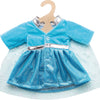 Heless poppenjurk ijsprinses met cape, 28-35 cm