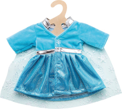 Heless poppenjurk ijsprinses met cape, 28-35 cm
