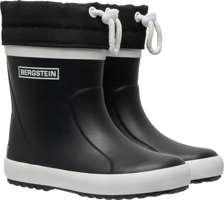 Bergstein classic thermo unisex junior regenlaarzen - black