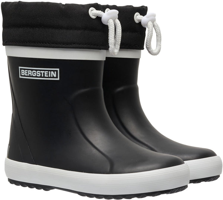 Bergstein classic thermo unisex junior regenlaarzen - black