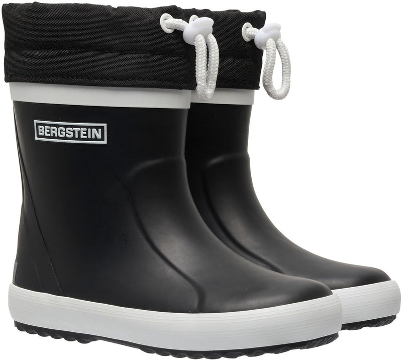Bergstein classic thermo unisex junior regenlaarzen - black 21