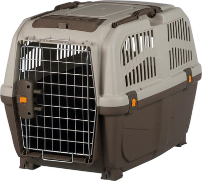 Trixie - skudo transportbox - taupe zand - s-m - 68x48x51 cm