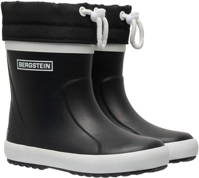Bergstein classic thermo unisex junior regenlaarzen - black