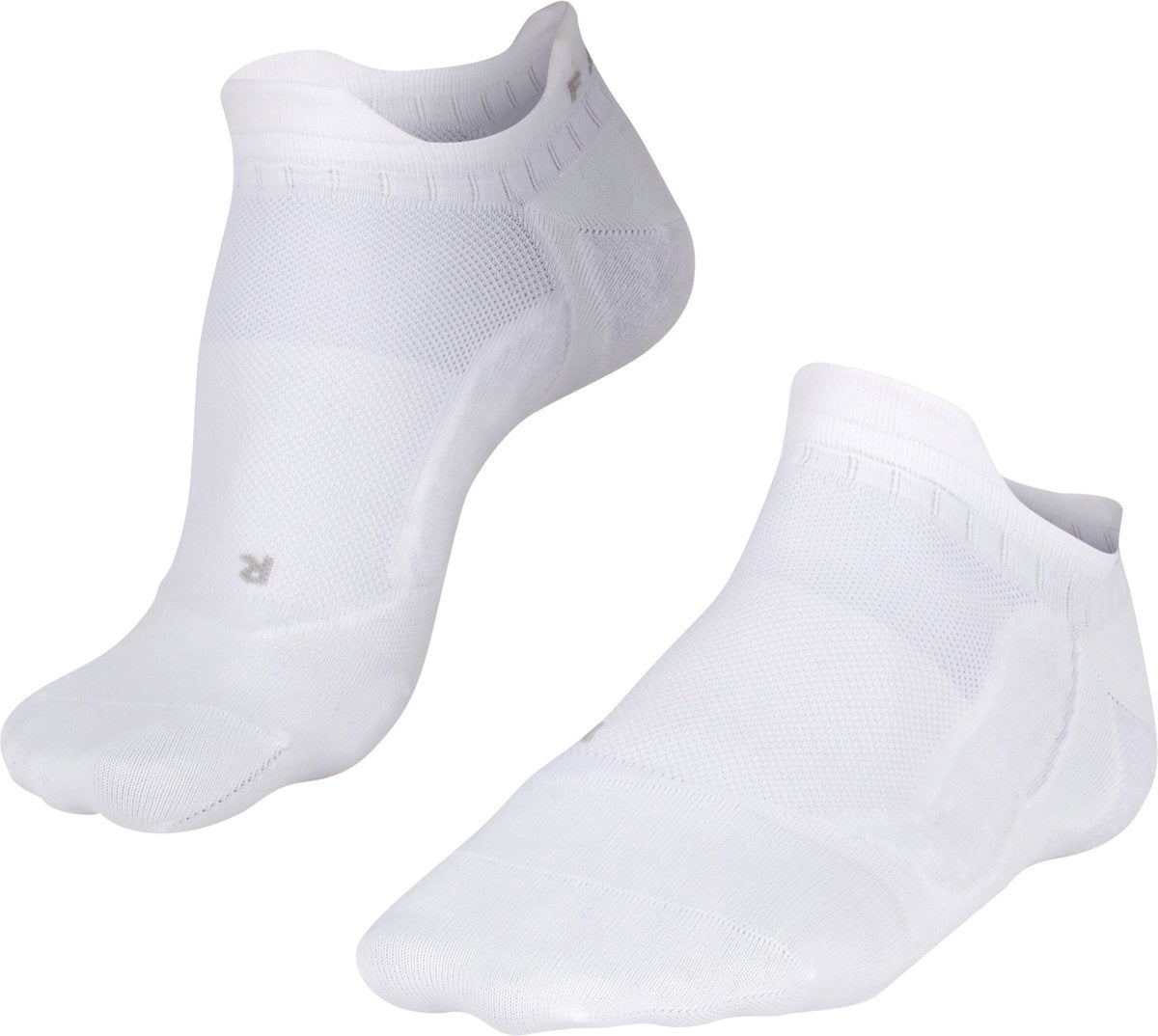 Falke go5 invisible anti-blaar katoen functioneel materiaal golfsokken heren wit - maat 44-45