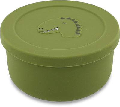 Trixie snackbox kinderen - mr. dino - snackdoosje van siliconen - fruitboxje school - geschikt voor de vaatwasser
