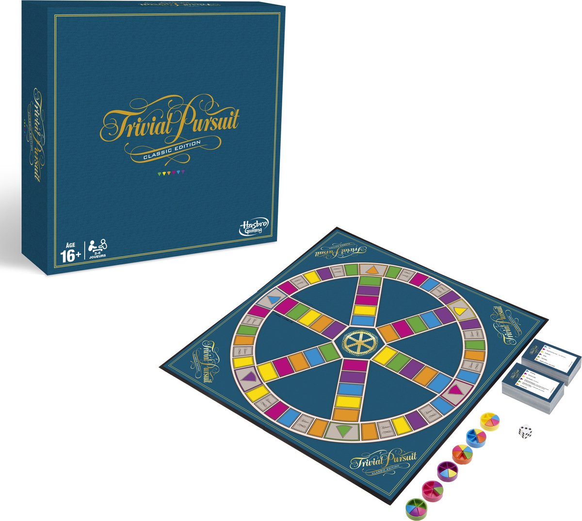 Hasbro gaming trivial pursuit classic - bordspel (franstalig)
