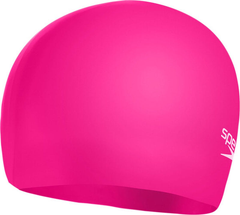 Speedo plain moulded silicone junior badmuts - roze