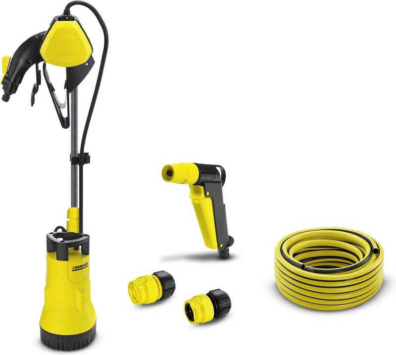 Kärcher bp 1 barrel bewateringspomp - regentonpomp - wateropbrengst 3.800 l u - opvoerhoogte 11 m - pompdiepte 7 m - incl. slang en spuitpistool