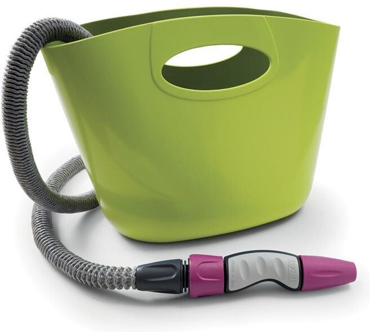 G.f. gf aquapop 15 m uitrekbare slang in tas lime