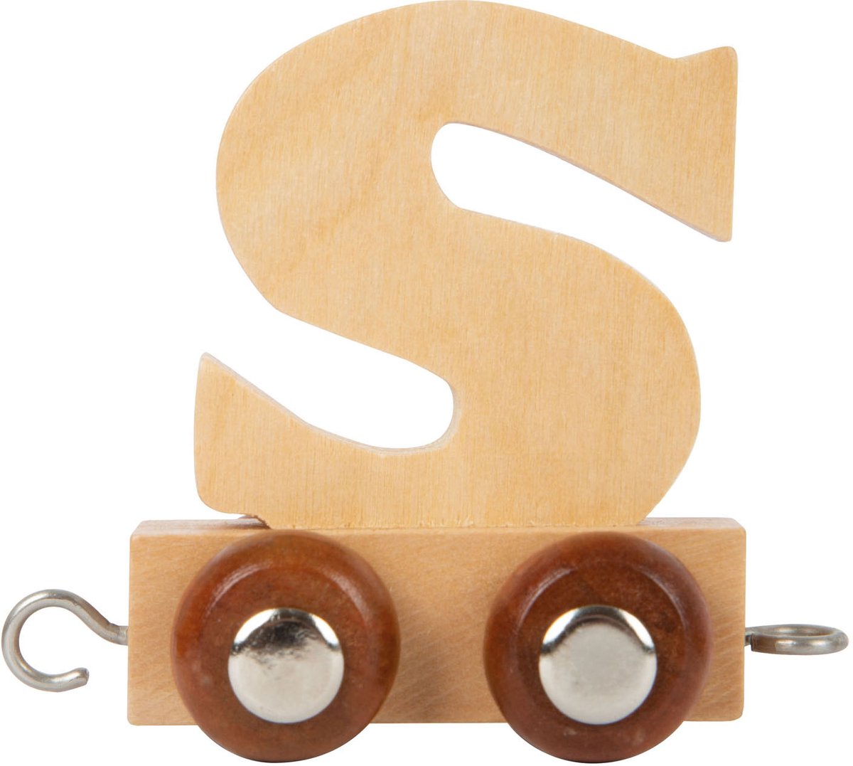 Small foot - houten lettertrein - s - 12 stuks