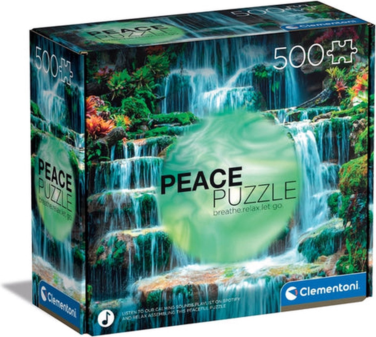Clementoni - puzzel - 500 stukjes - peace puzzel - puzzel voor volwassenen