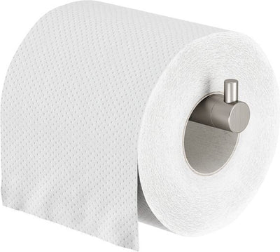 Tiger boston - reserverolhouder - wc rolhouder - toiletrolhouder - zonder boren - wandmontage - boren of lijmen - rvs geborsteld