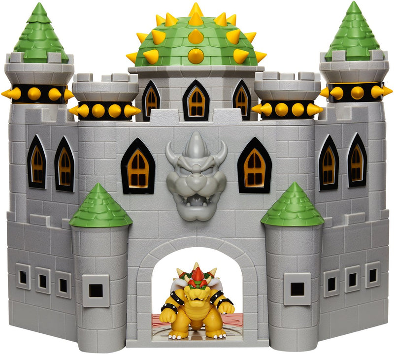 Jakks nintendo super mario deluxe 6 cm bowser castle-speelset