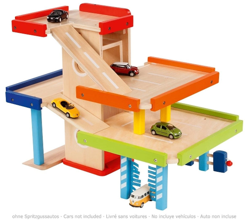 Goki houten parkeergarage, 6dlg.