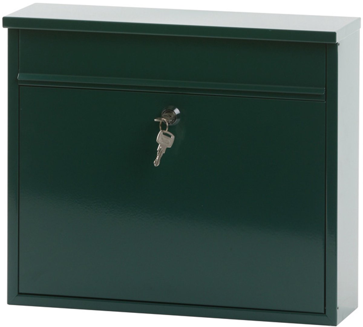 V-part - wandbrievenbus granadan - galvanized steel powder coated - groen - brievenbus