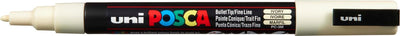 Posca uni verfmarker 1mc ivoor - conische punt - 1 mm