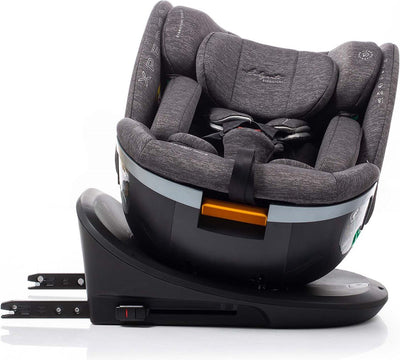 Babyauto xperta i-size autostoel - 360° met isofix - 40 tot 150cm - 0 tot 36kg - tot 12 jaar - kleur grijs