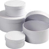 Creativ company ronde dozen van karton, 4 maten