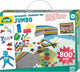 Lena knutselset jumbo junior - 35,5cm - karton turquoise - 800-delig